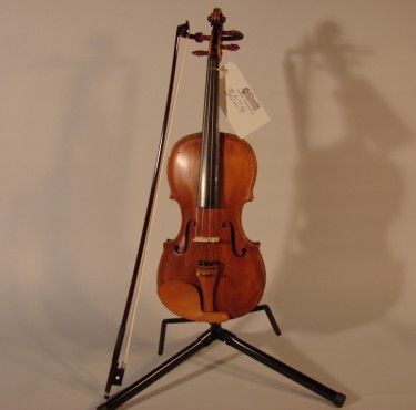 Appraisal: Violin Guarnerius copy with repair label from Harry Shorter dated