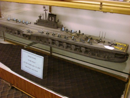 Appraisal: Large scale model of the US Aircraft Carrier Coral Sea