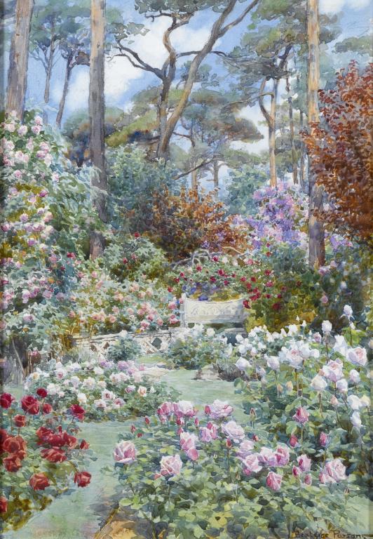 Appraisal: BEATRICE PARSONS - THE ROSE GARDEN OF MICHELGROVE HOUSE signed