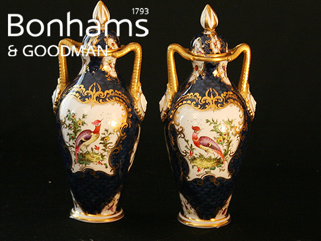 Appraisal: A pair of Grainger's Co Worcester vase and covers of