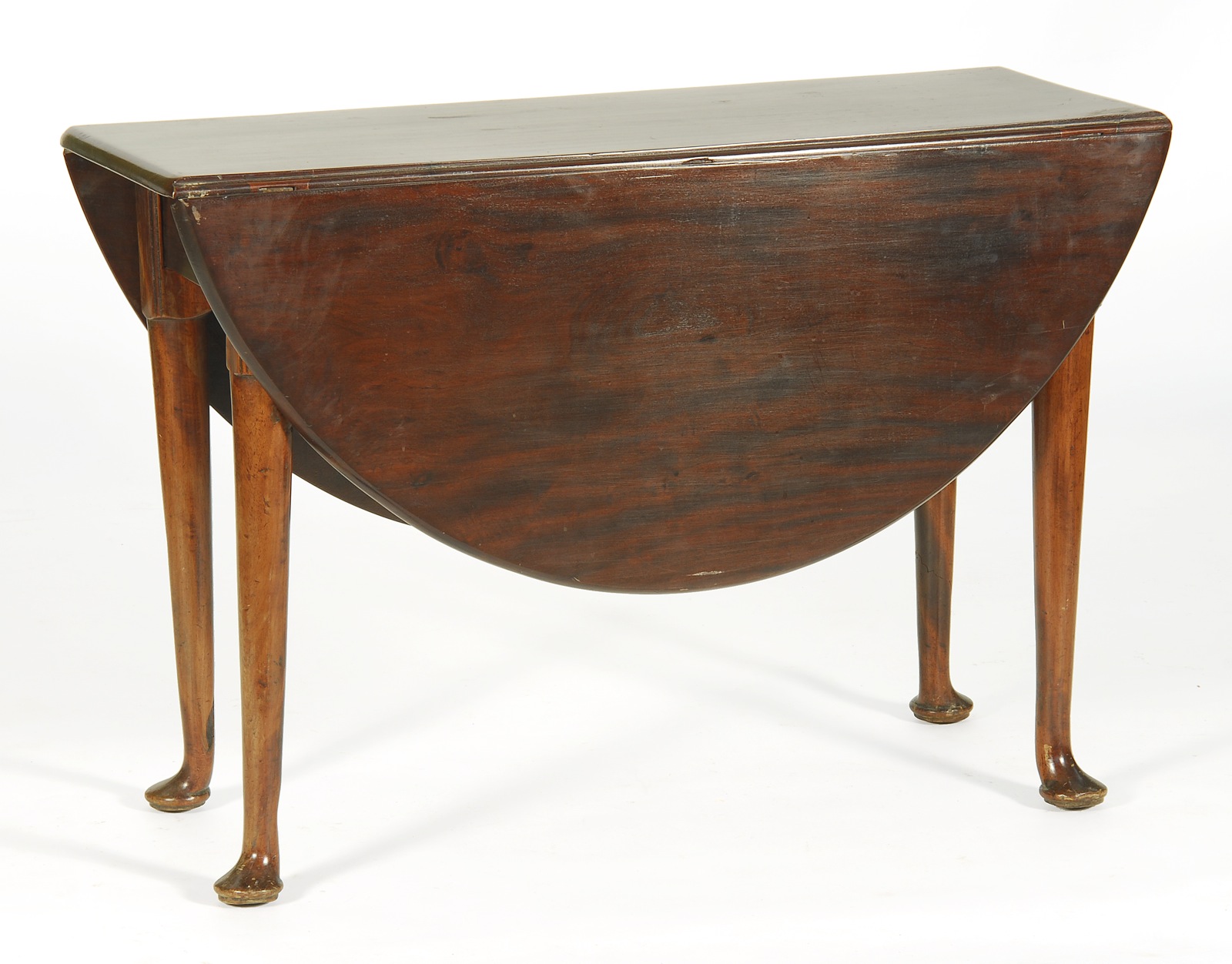 Appraisal: ANTIQUE AMERICAN QUEEN ANNE DROP-LEAF TABLE Mid- th CenturyProbably Rhode