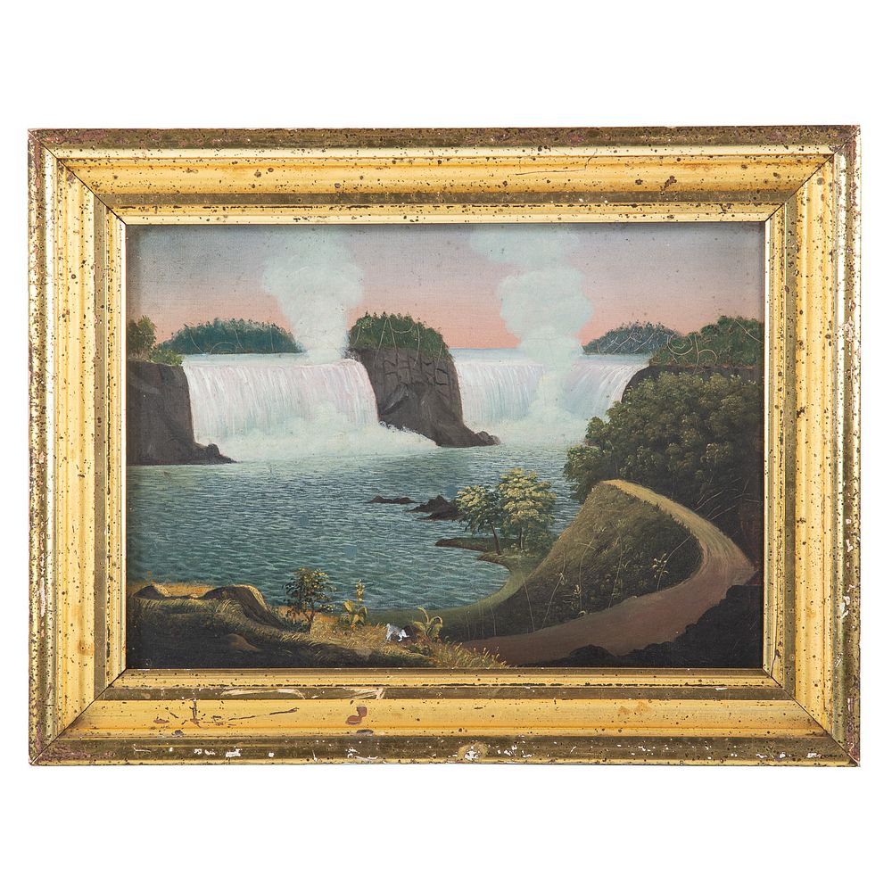 Appraisal: Artist Unknown th c Niagara Falls Late th century oil