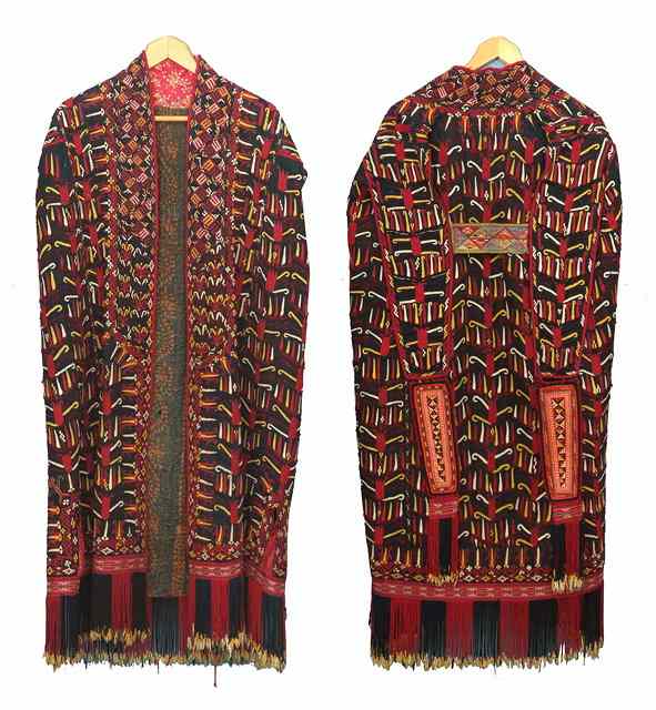 Appraisal: A TEKKE WOMAN'S MANTEL OR CLOAK th Century decorated with