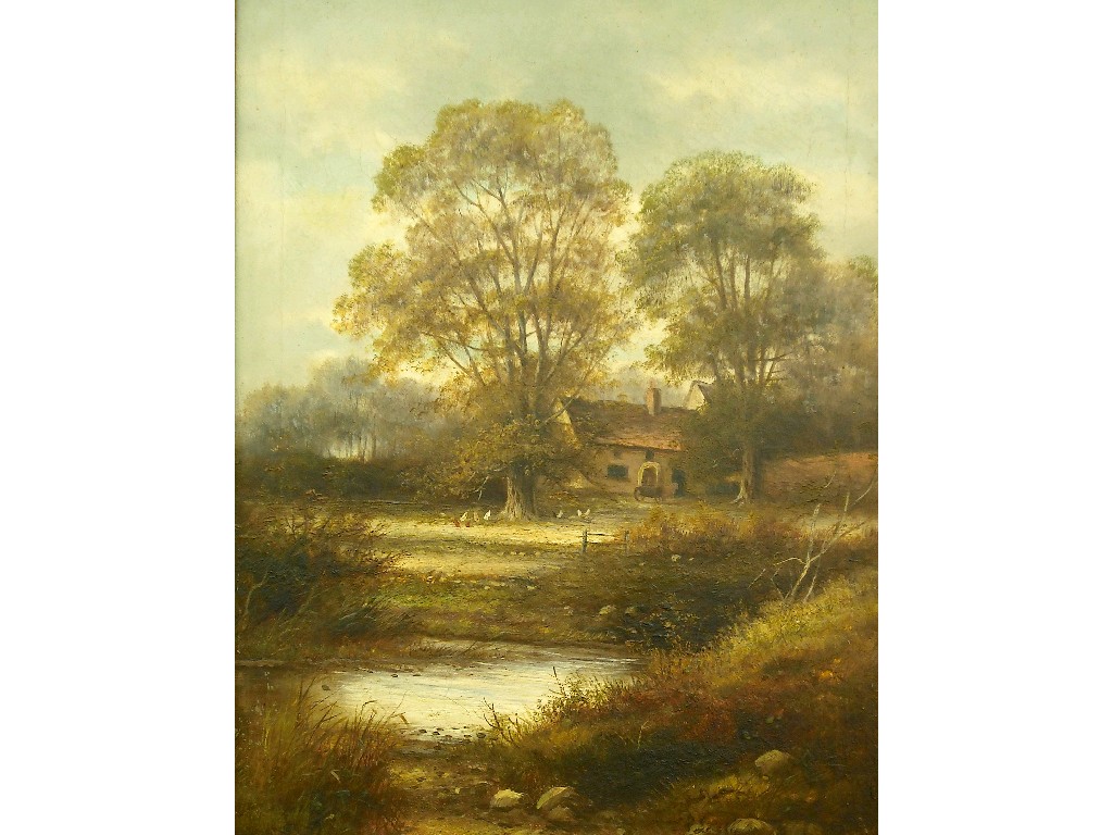 Appraisal: By Peter Leslie born - pair of river landscapes both