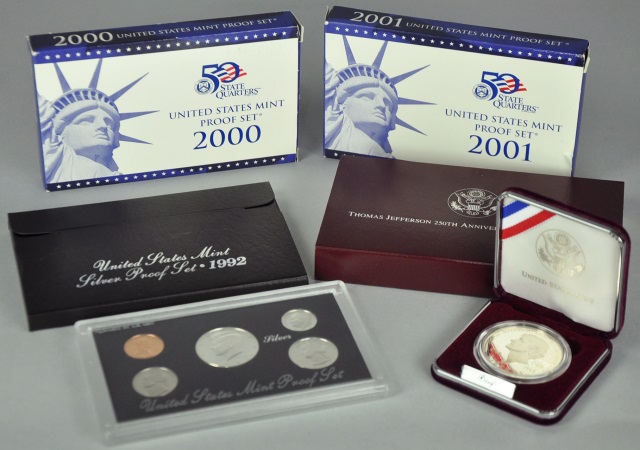 Appraisal: Proof Set LotIncluding Silver Set and Clad Sets Along with