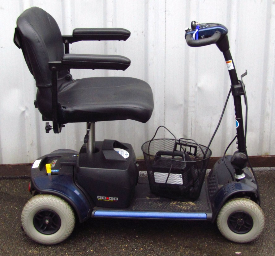 Appraisal: A Go-Go four wheeled mobility scooter in blue with black