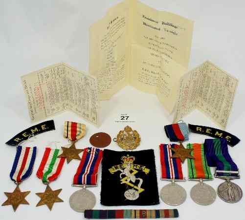 Appraisal: A collection of Second World War Medals consisting the France