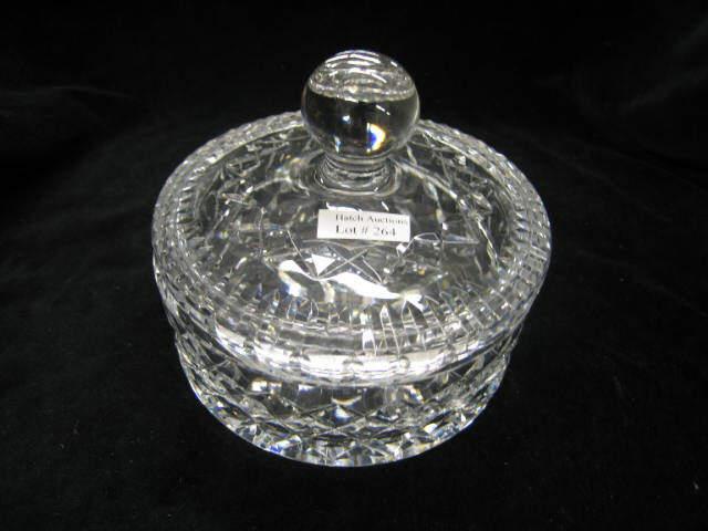 Appraisal: Waterford Cut Crystal Covered Jar diameter