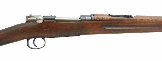 Appraisal: Swedish Model Mauser rifle x mm bolt action barrel hooded