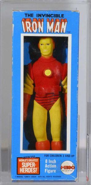 Appraisal: Mego Superheroes Iron Man Action Figure Description Window box ID