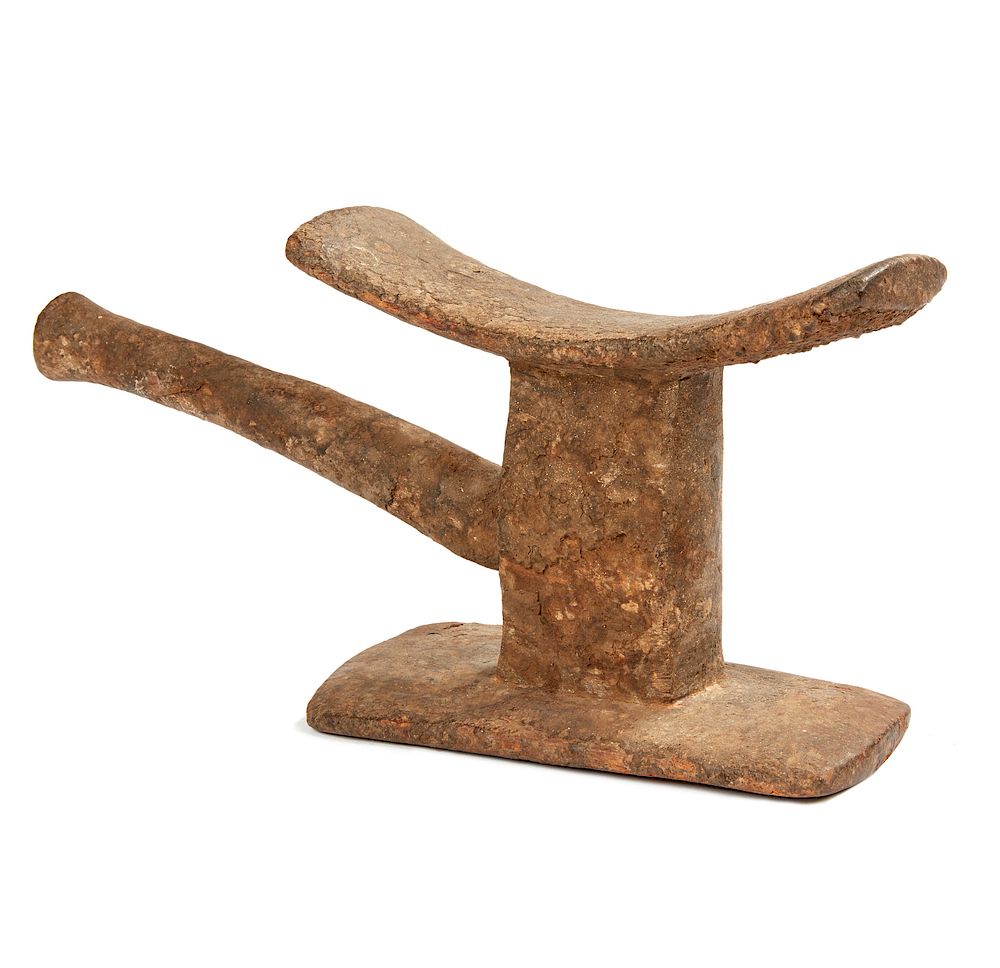 Appraisal: Dogon Tellem Mali Headrest Dogon Tellem Mali wood headrest Dimensions