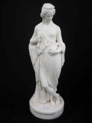 Appraisal: Parian Statue of Lady ''Terpsichore'' '' tall th century loss