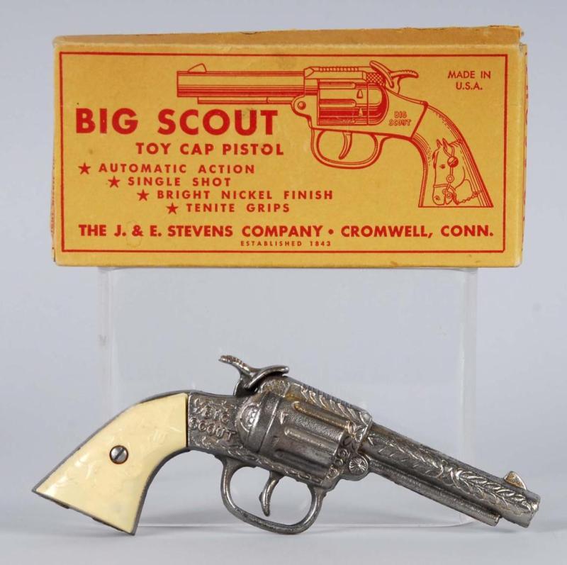 Appraisal: Big Scout Cap Gun Description Has fired caps Includes box