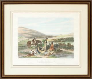 Appraisal: AFTER TURNER HAND COLORED ENGRAVING AFTER TURNER HAND COLORED ENGRAVING