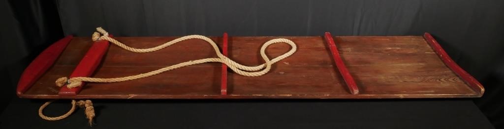 Appraisal: Early th century aquaplane water skiing board Aquaplaning was the