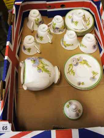 Appraisal: Royal Doulton Glamis Thistle Tea Set signed Percy Curnock