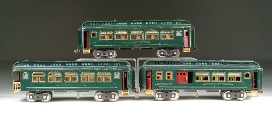 Appraisal: SET OF STANDARD GAUGE LIONEL PULLMAN CARS Lot includes and