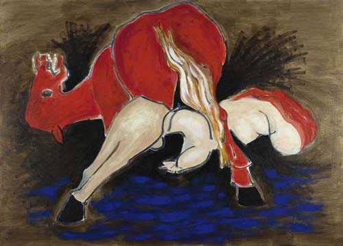 Appraisal: HARE DAVID New York - USA Equation Accident Oil on