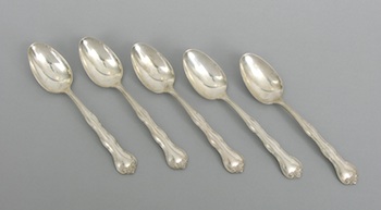 Appraisal: Eleven Gorham Sterling Teaspoons in the Rondo Pattern Eleven Gorham