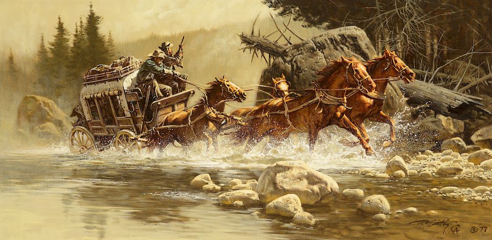 Appraisal: Frank Mccarthy Rough Crossing Exclusive on Bidsquare FRANK MCCARTHY Rough