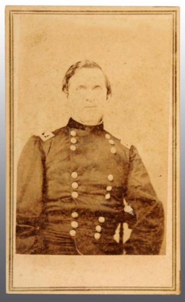 Appraisal: Brigadier General Edward Canby CDV Description view signed in period