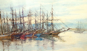 Appraisal: Attributed to Francis E Nesbitt c - - Russian Fishing