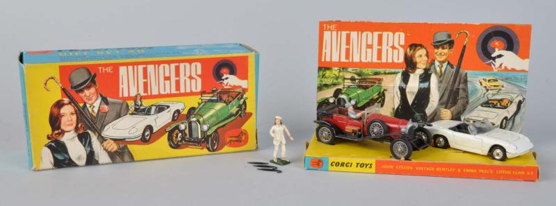 Appraisal: Diecast Corgi Avengers Gift Set Inside insert two vehicles and