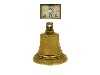 Appraisal: AN ENGLISH BRONZE SHIP'S BELL crowned GRVI cipher cm h