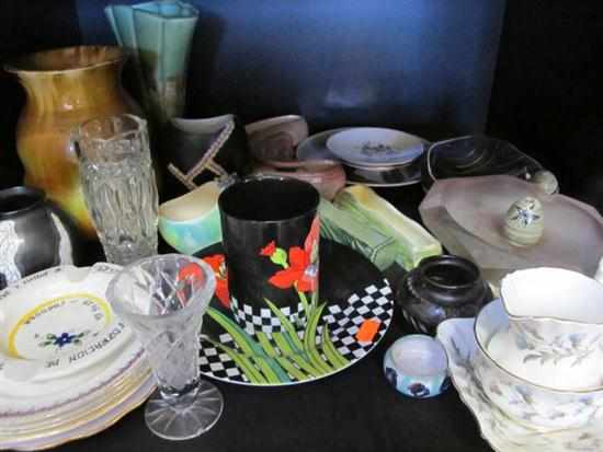 Appraisal: SHELF OF ASSORTED CHINA AND AUSTRALIAN POTTERY