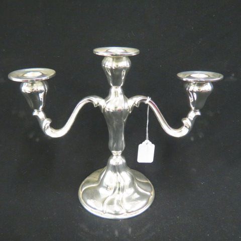 Appraisal: Silverplate Items candelabra by W M F and a silverplate