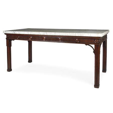 Appraisal: George III Mahogany Console Estimate -