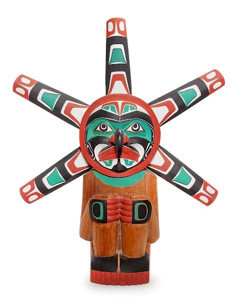 Appraisal: Don Lelooska Height x width inches Don Lelooska kwakwaka'awkw -