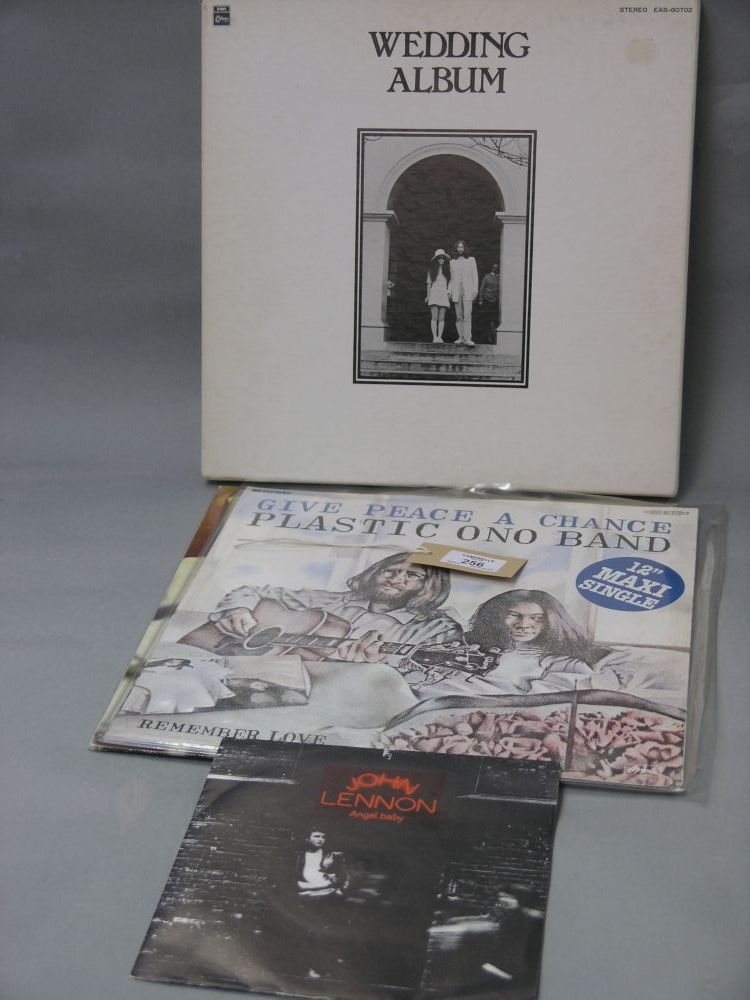 Appraisal: John Lennon 'Angel Baby' in vinyl 'Wedding Album' LP in