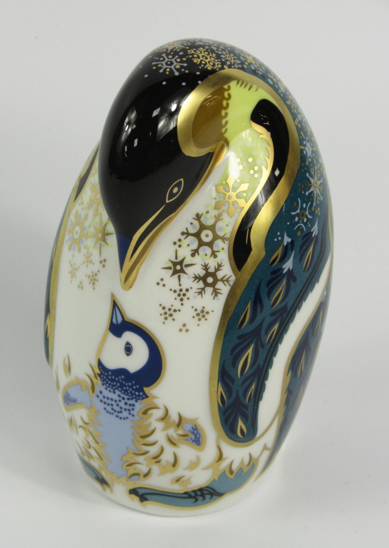 Appraisal: A Royal Crown Derby Imari porcelain paperweight modelled as the