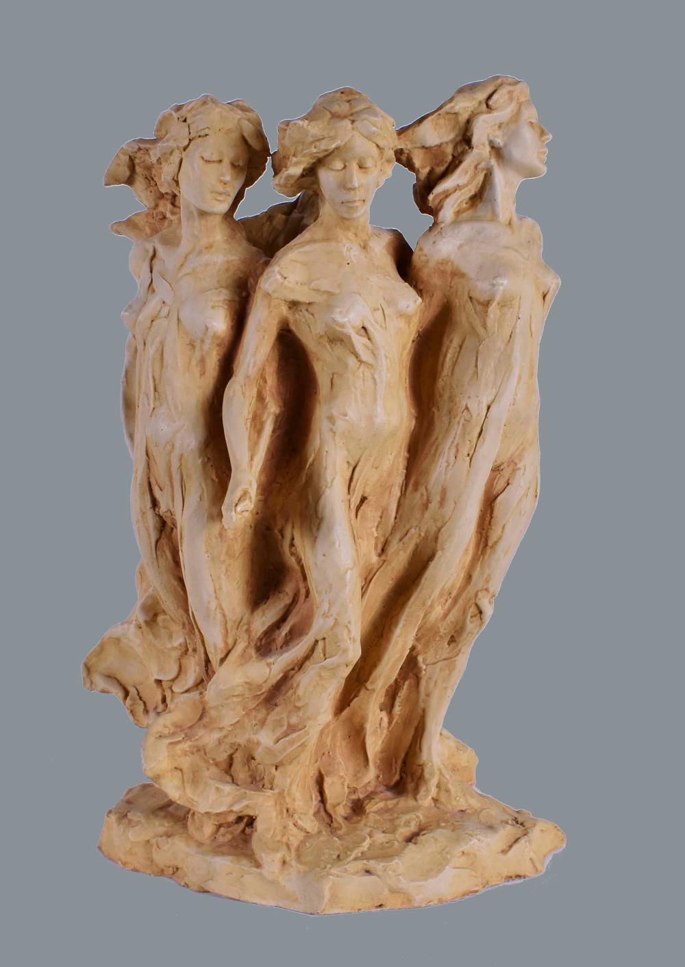 Appraisal: FREDERICK HART AMERICAN - SCULPTUREDaughters of Odessa Cast resin maquette