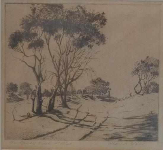 Appraisal: ALAN C GLOVER THE SANDY TRACK ETCHING