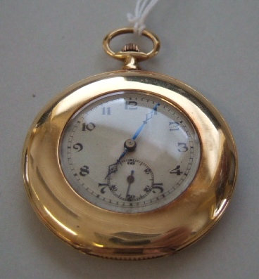 Appraisal: An ct gold cased keyless wind openfaced dress watch with