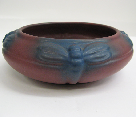 Appraisal: VAN BRIGGLE POTTERY BOWL in diameter in high having wine