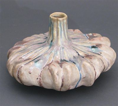 Appraisal: A Maison D'Art Nice Art Nouveau gourd vase covered in