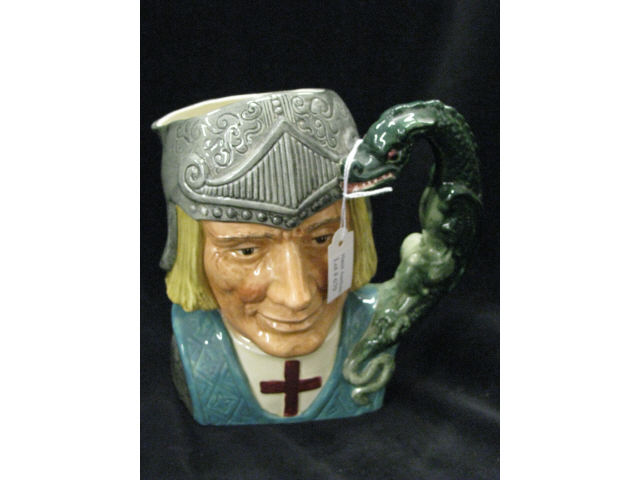 Appraisal: Royal Doulton Character Mug St George D- large excellent