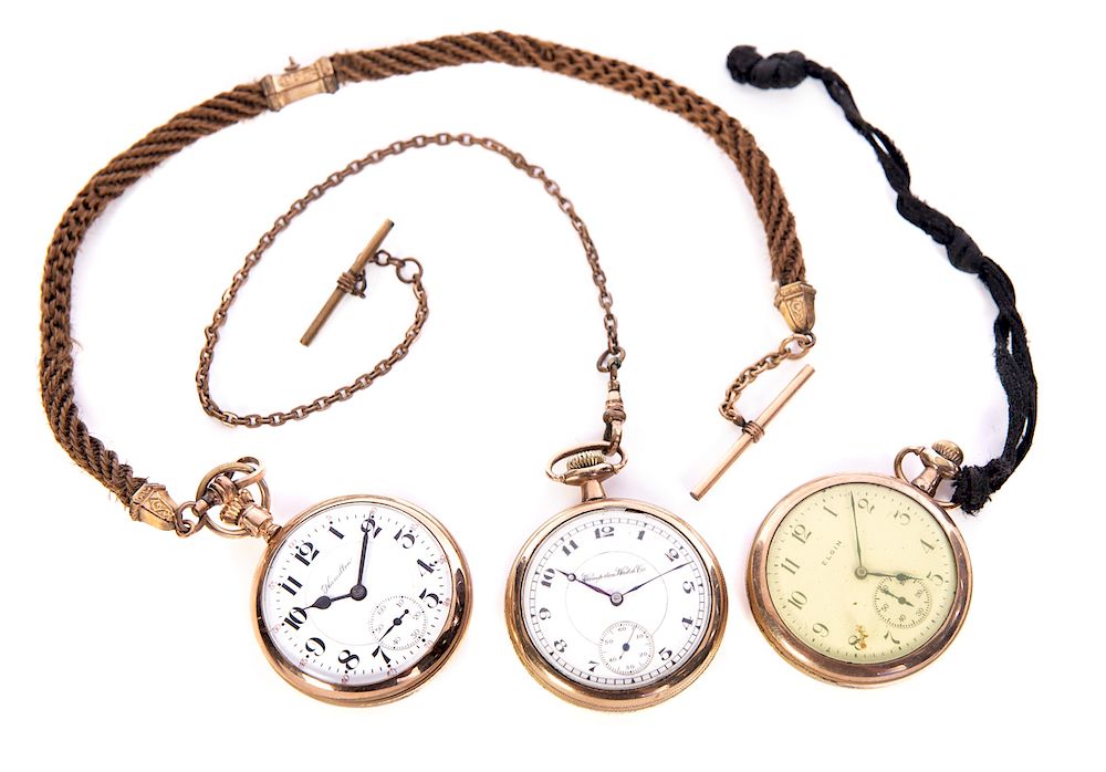 Appraisal: Antique Pocket Watches Good condition with normal wear Please Email