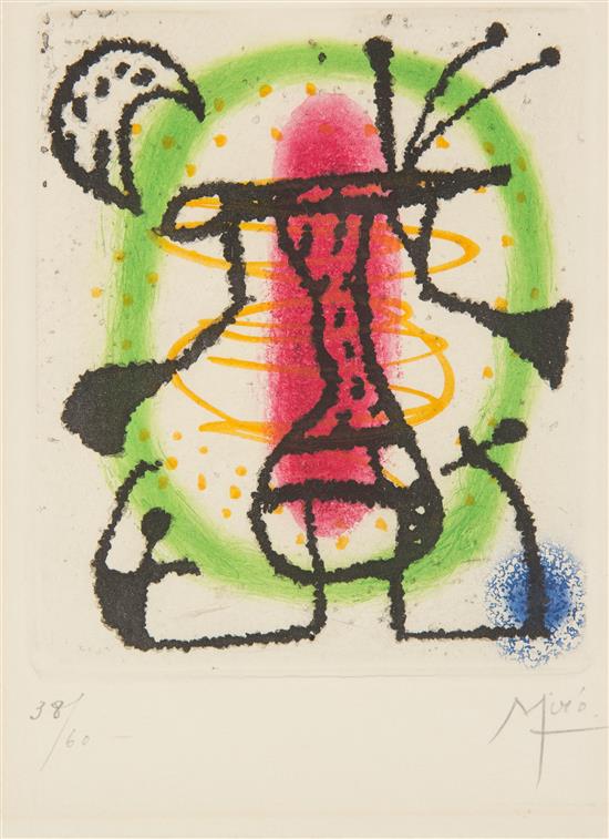 Appraisal: Sale Lot Joan Miro Spanish - Untitled from Suite La