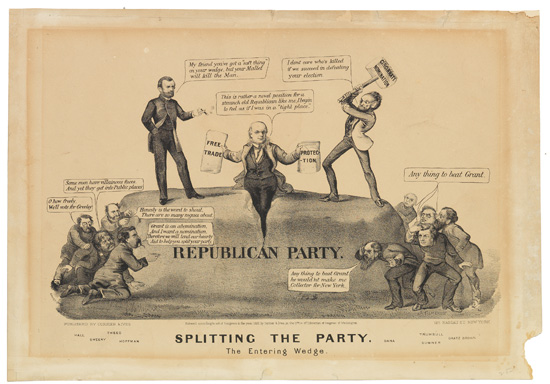 Appraisal: PRESIDENTS-- CAMPAIGN Cameron J artist Splitting the Party The Entering