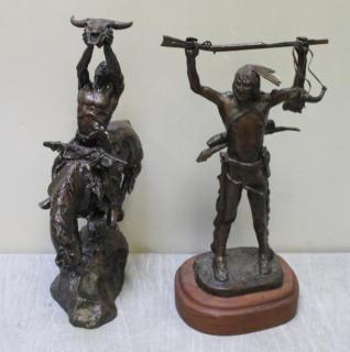 Appraisal: Lot of Contemporary Bronzes signed Bob Shriver of edition dated