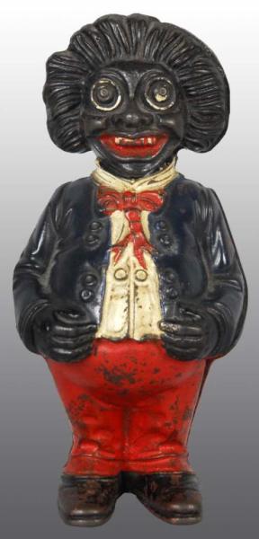 Appraisal: Cast Iron Golliwog Still Bank Condition Near Mint Size -