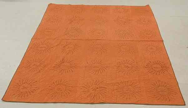 Appraisal: Pieced quilt with women's Christian Temperance Union signatures of members