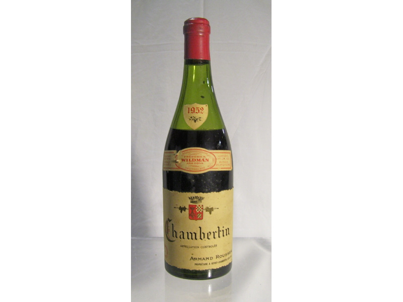 Appraisal: Chambertin Armand Rousse Vintage - ml bottle Level below cork