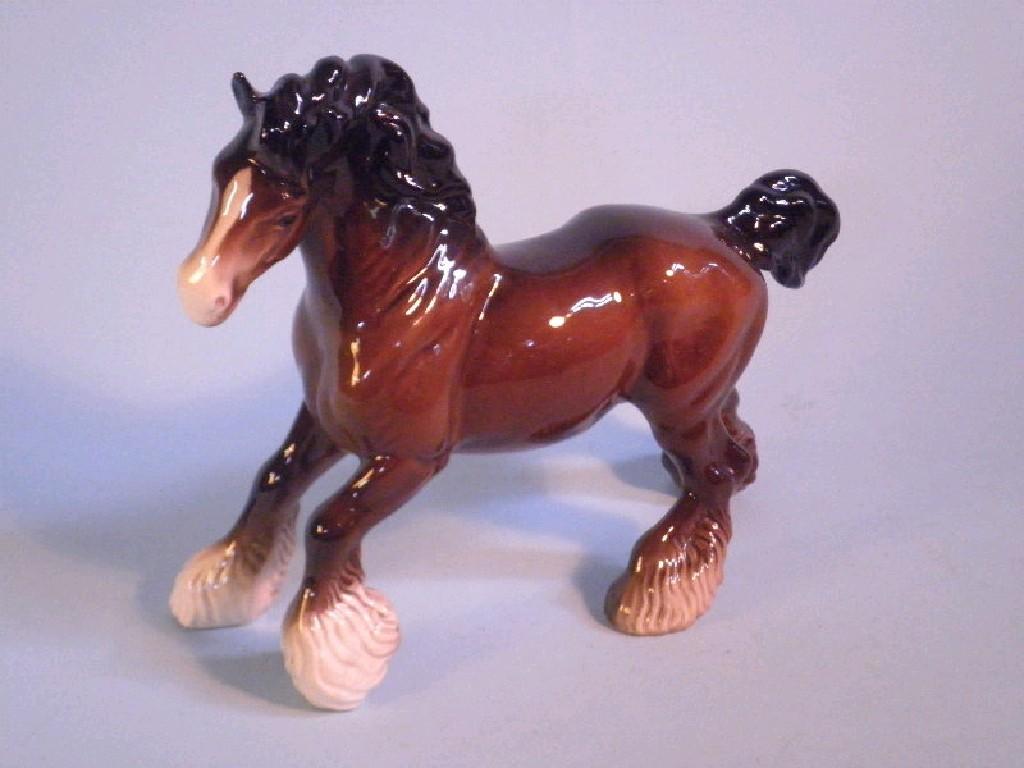 Appraisal: Beswick A cantering shire horse