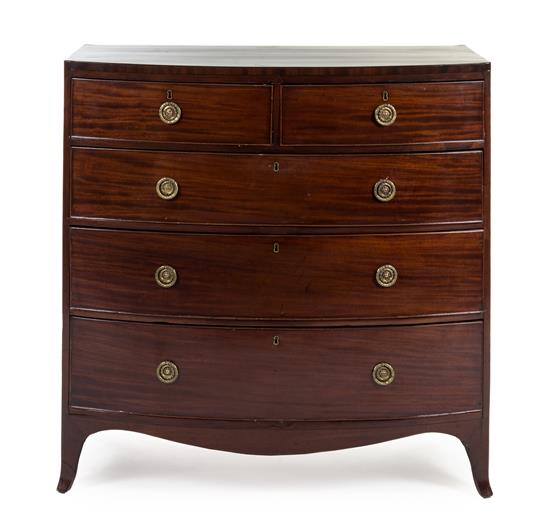 Appraisal: Sale Lot A George III Mahogany Chest of Drawers early