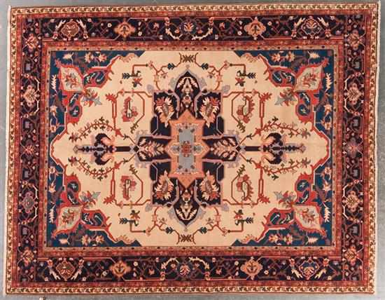 Appraisal: Indo-Serapi rug India modern x Estimate -